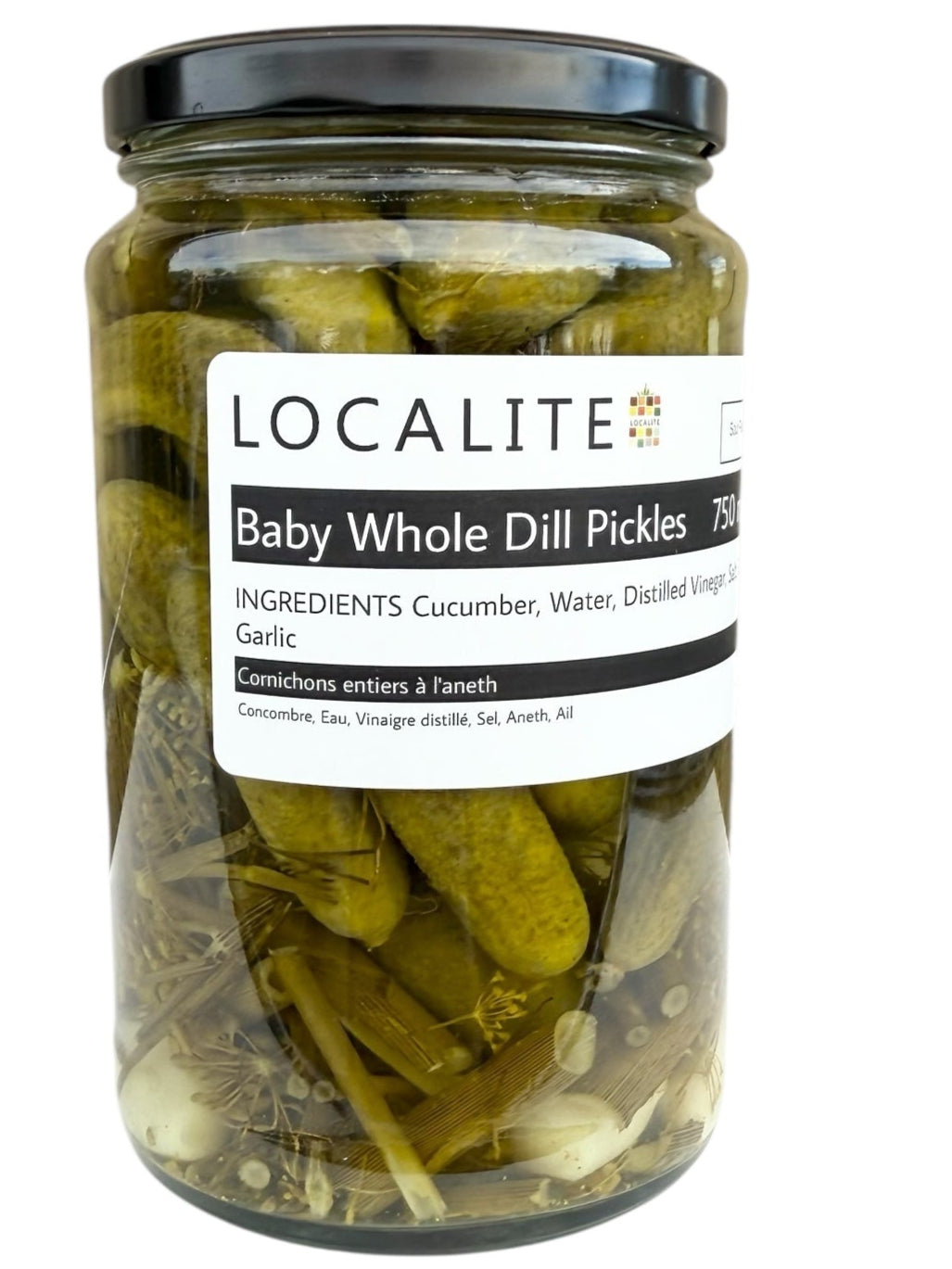 Baby Whole Dill Pickles 1 x 750ml
