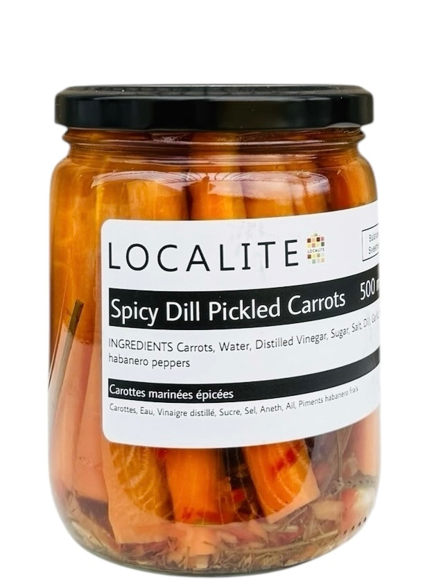 Spicy Dill Pickled Carrots 1 x 500ml