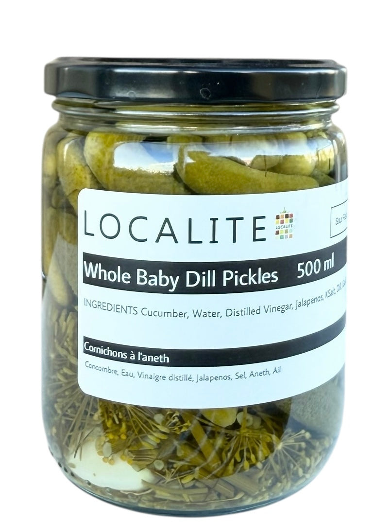 Whole Spicy baby Dill Pickles 12 x 500ml