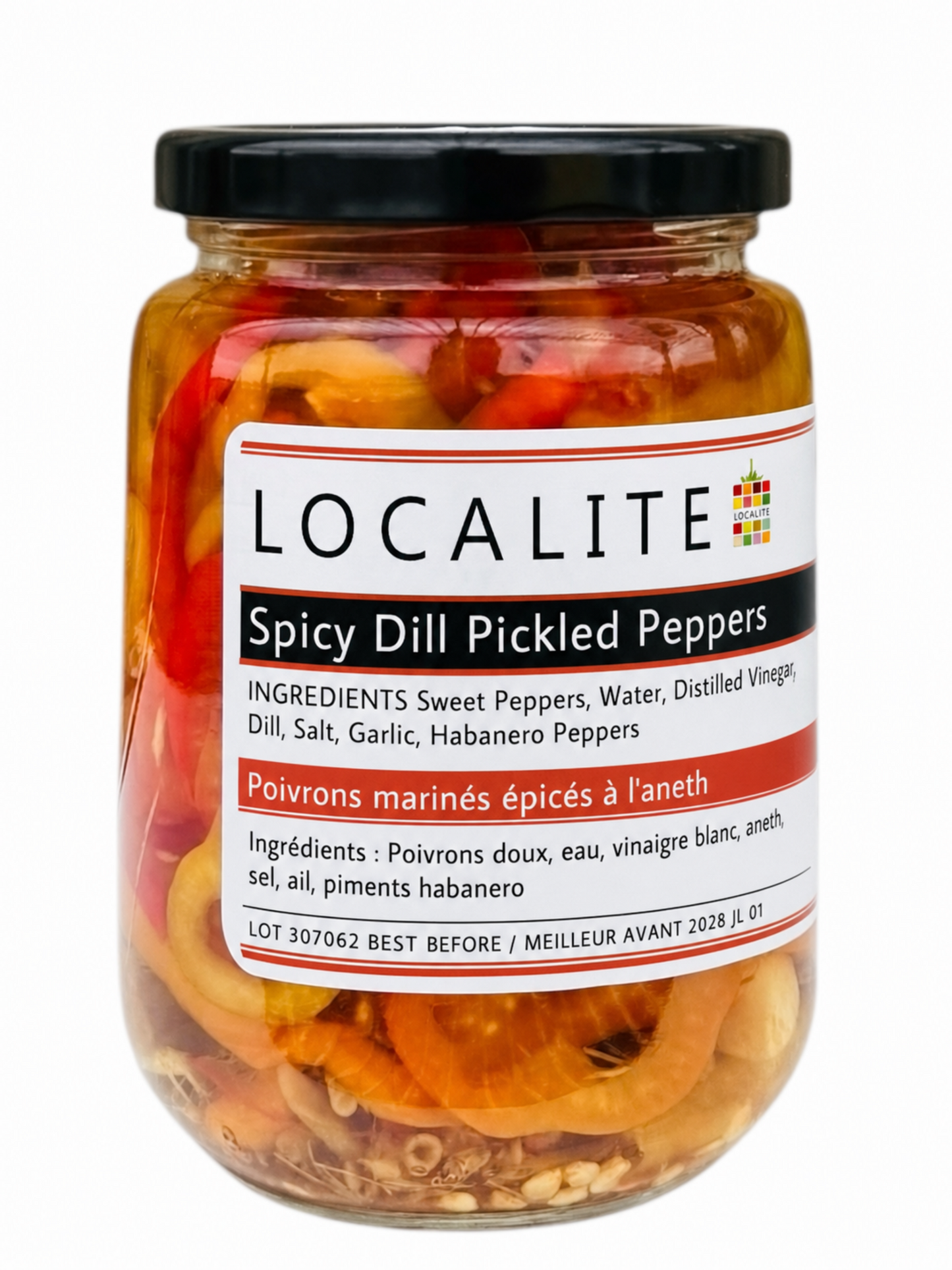 Spicy Dill Pickled Peppers 1 x 375ml