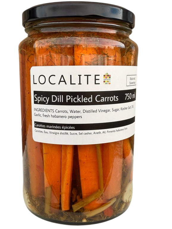 Spicy Dill Pickled Carrots 1 x 750ml