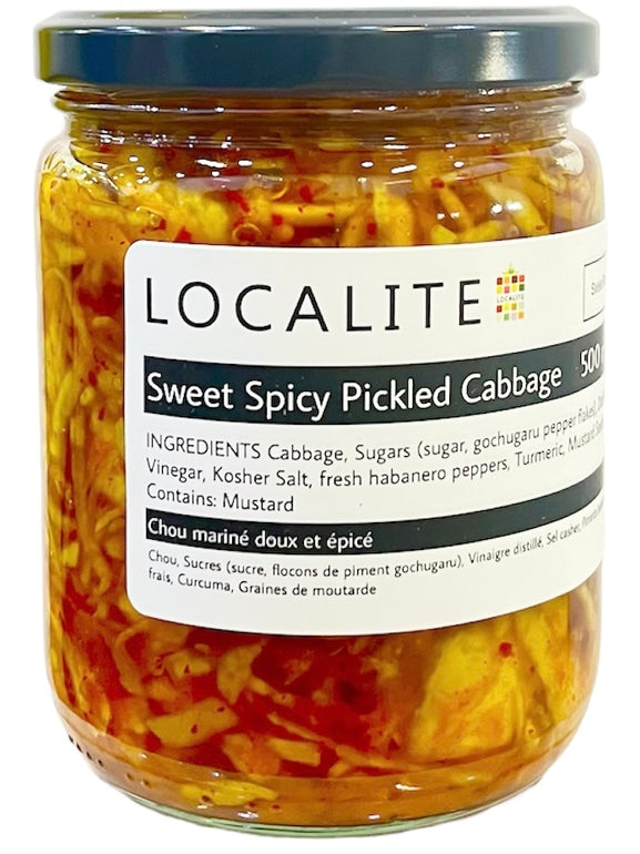 Sweet Spicy Pickled Cabbage 1 x 500ml