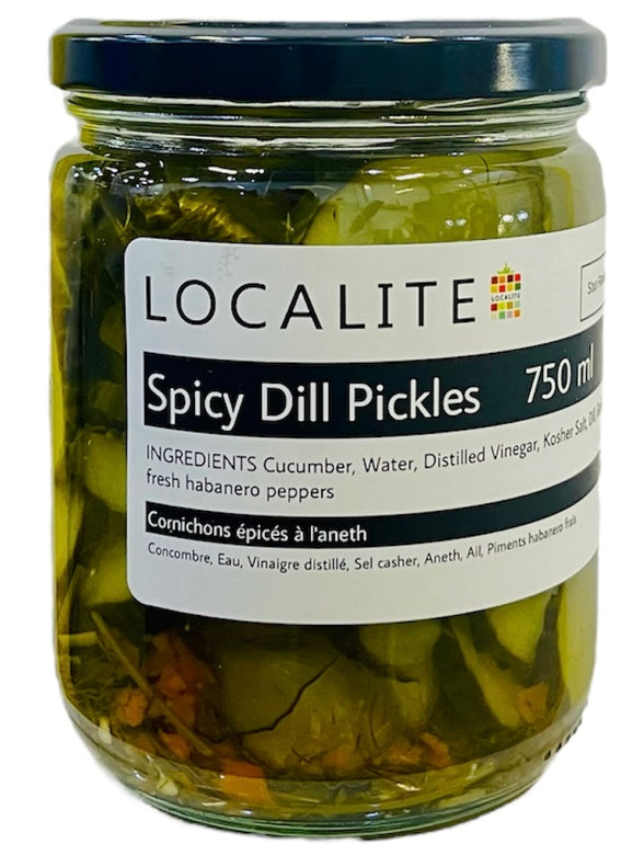 Spicy Sliced Dill Pickles 1 x 500ml