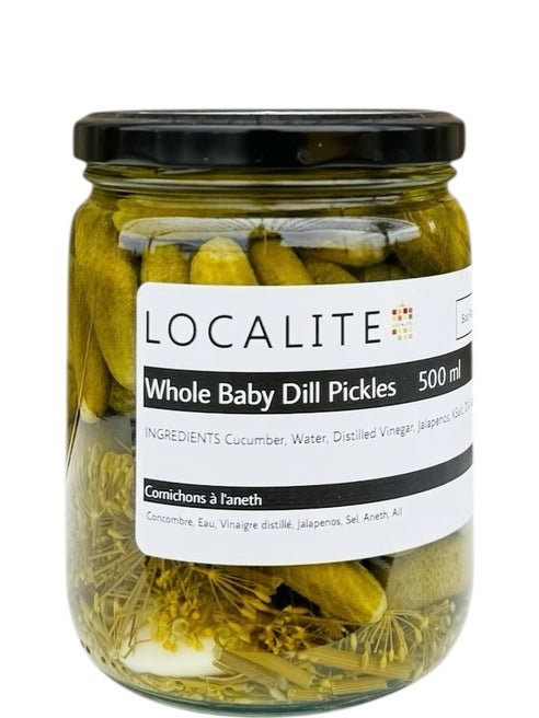 Whole baby Dill Pickles 12 x 500ml