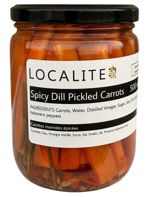 Spicy Dill Pickled Carrots 1 x 500ml