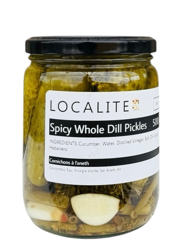 Spicy Whole Dill Pickles 1 x 500ml