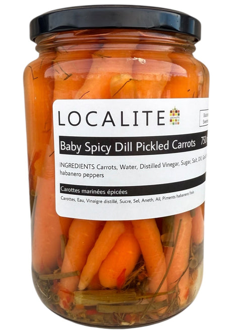 Baby Spicy Dill Pickled Carrots 12 x 750ml