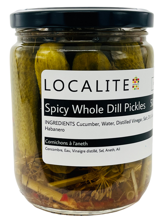 Spicy Whole Dill Pi ckles 12 x 500ml