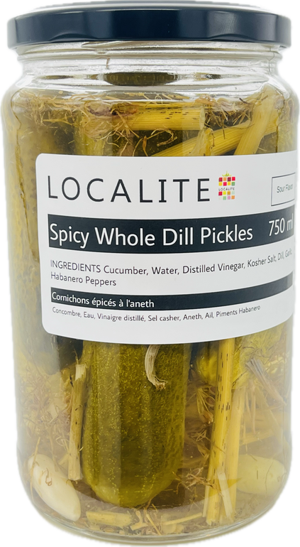 Spicy Whole Dill Pickles 1 x 750ml