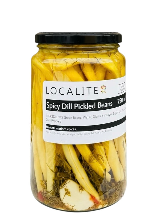 Spicy Dill Pickled Beans 1 x 750ml