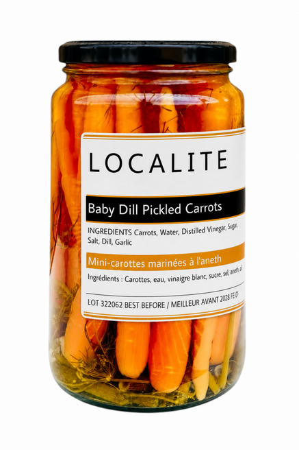 Baby Dill Pickled Carrots 12 x 750ml