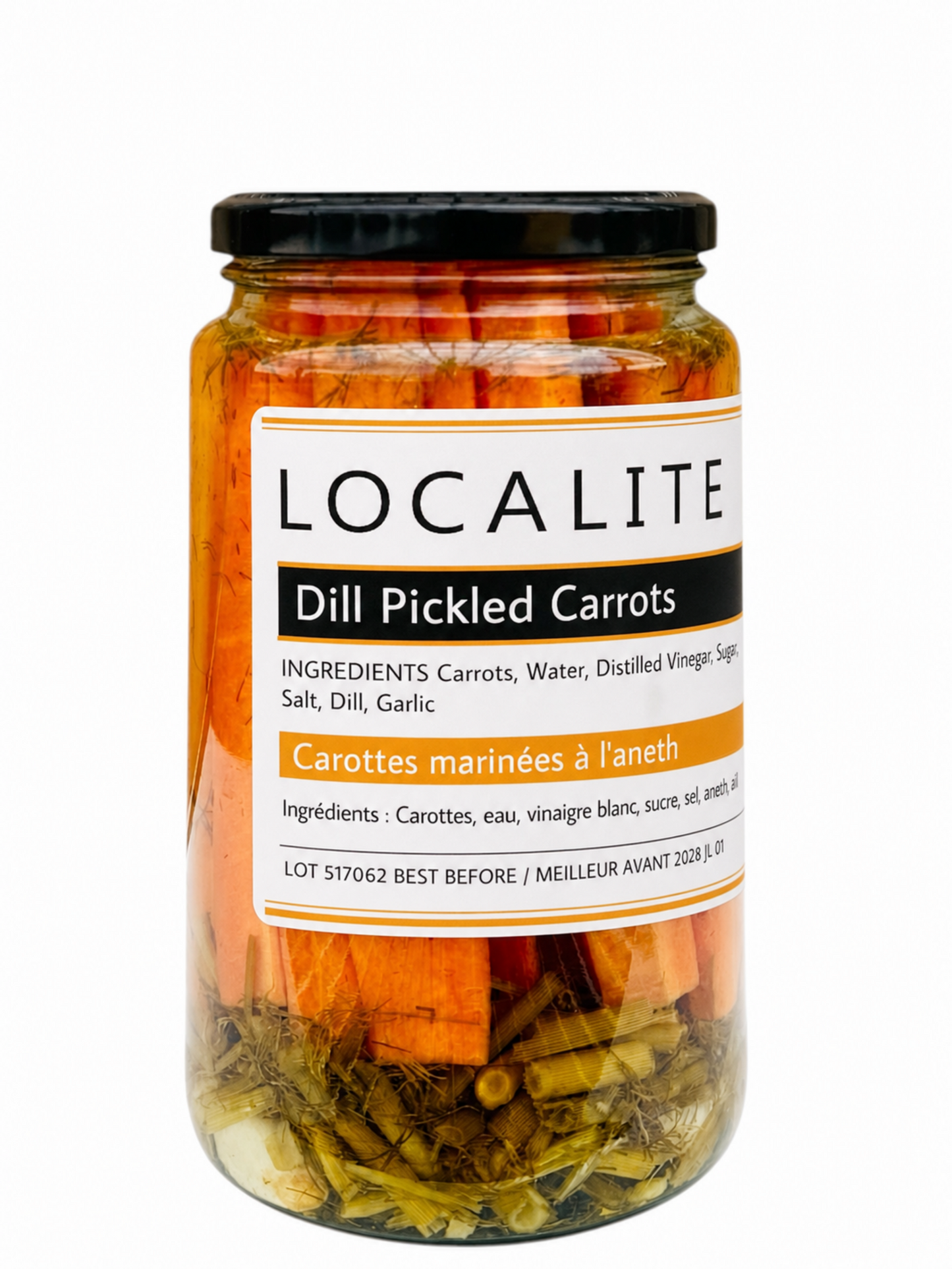 Dill Pickled Carrots 1 x 750ml