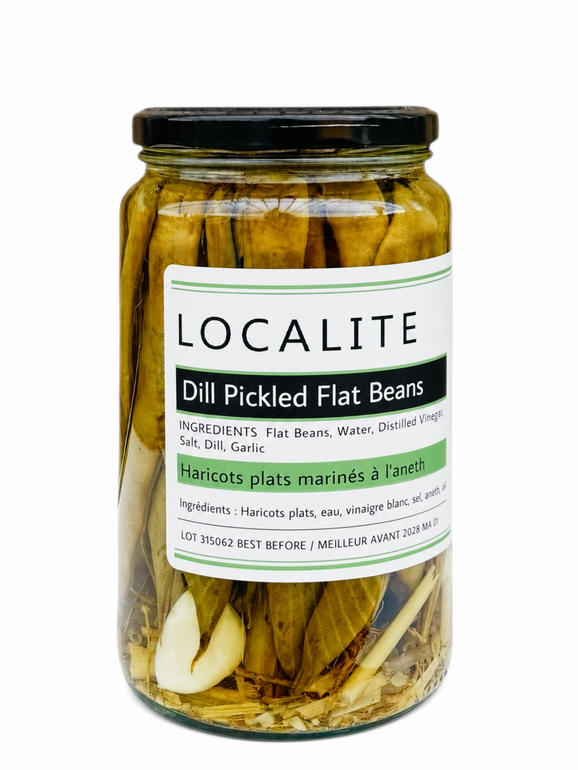 Dill Pickled Flat Beans 1 x 750ml