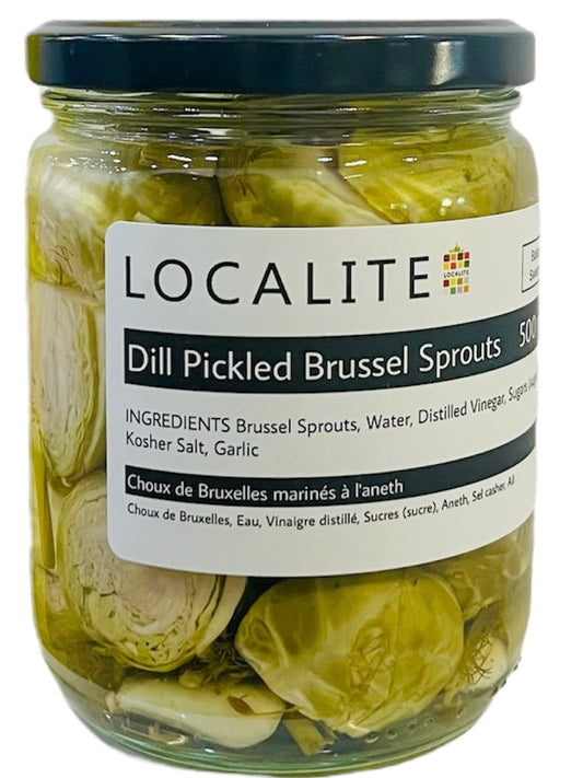 Dill Pickled Brussel Sprouts 12 x 500ml 2 week lead time