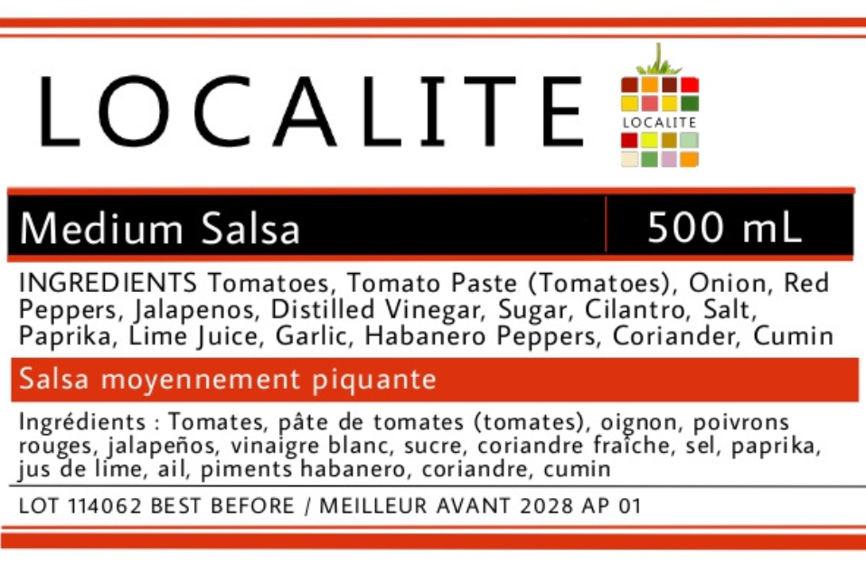 Medium Salsa 1 x 500ml