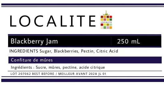 Blackberry Jam 1 x 250ml