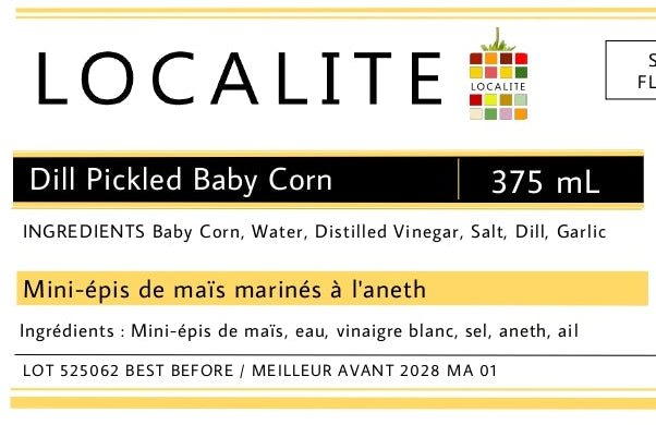Dill Pickled Baby Corn 1 x 375ml