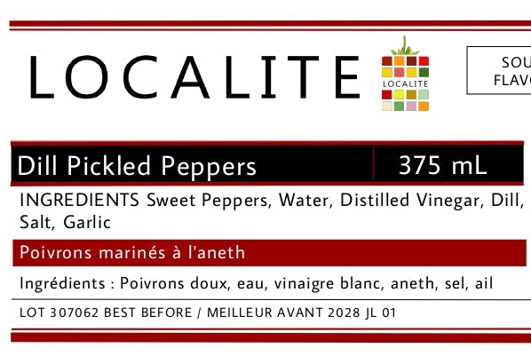 Dill Pickled Peppers 1 x 375ml