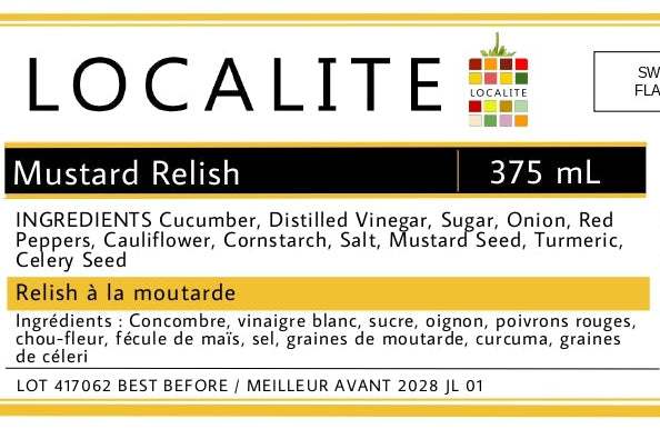 Mustard Relish 1 x 375ml