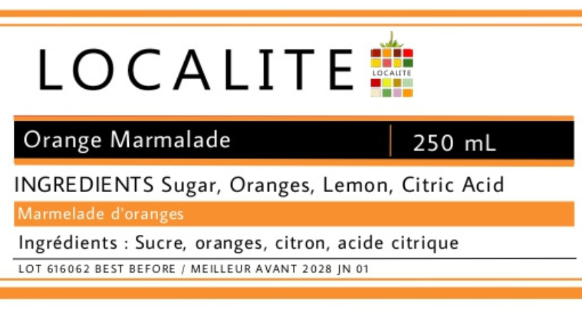 Orange Marmalade 1 x 250ml