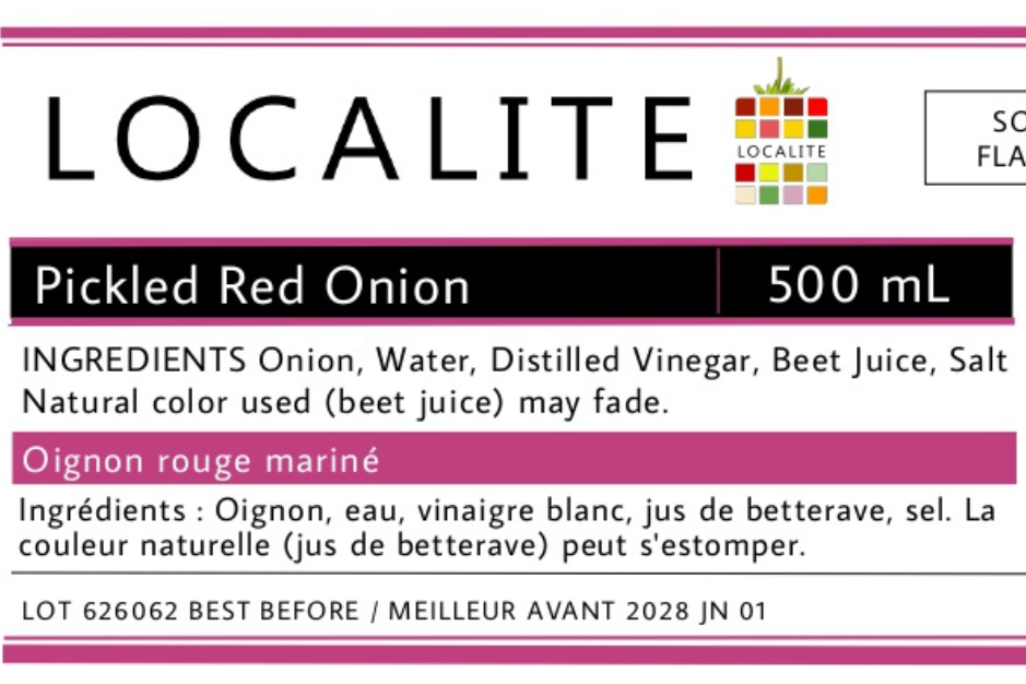 Pickled Red Onions 1 x 500ml