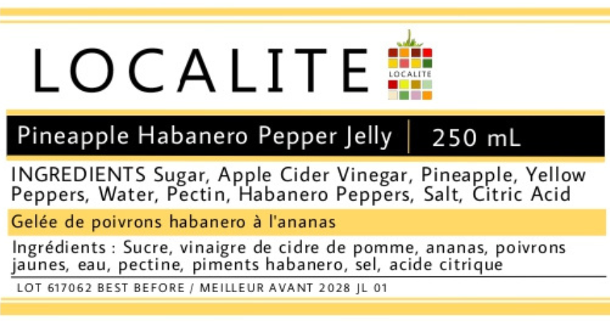Pineapple Habanero Pepper Jelly 1 x 250ml