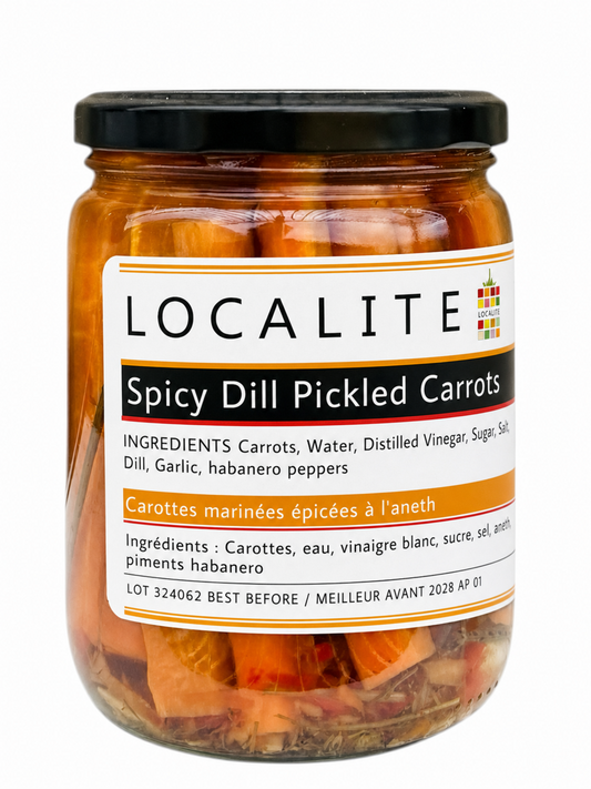 Spicy Dill Pickled Carrots 1 x 500ml