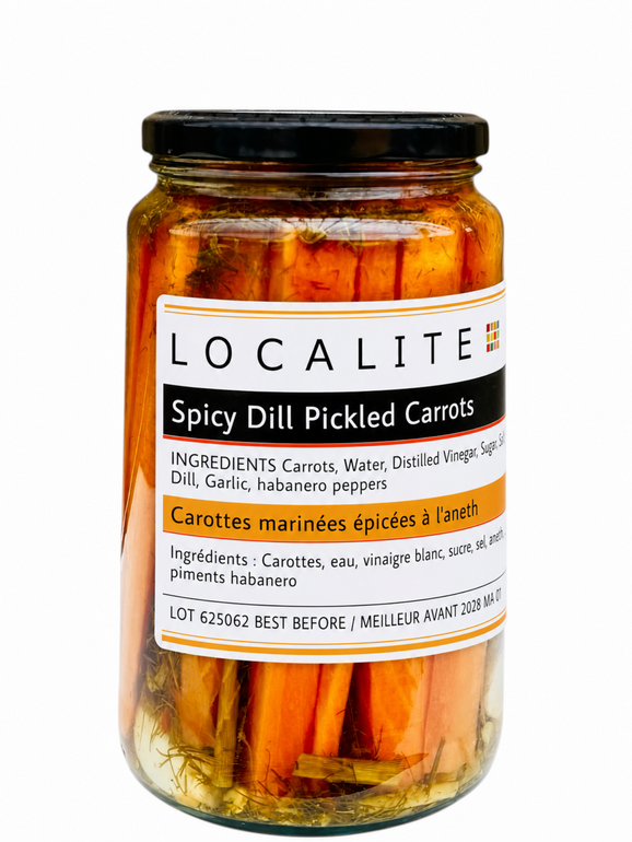 Spicy Dill Pickled Carrots 1 x 750ml