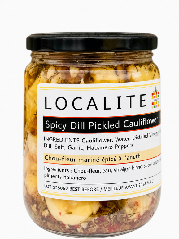 Spicy Dill Pickled Cauliflower 1 x 500ml