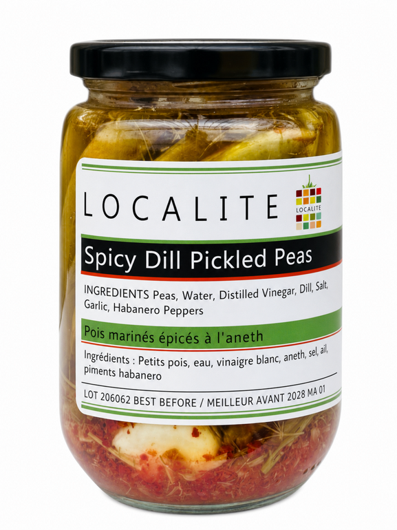 Spicy Dill Pickled Peas 1 x 375ml