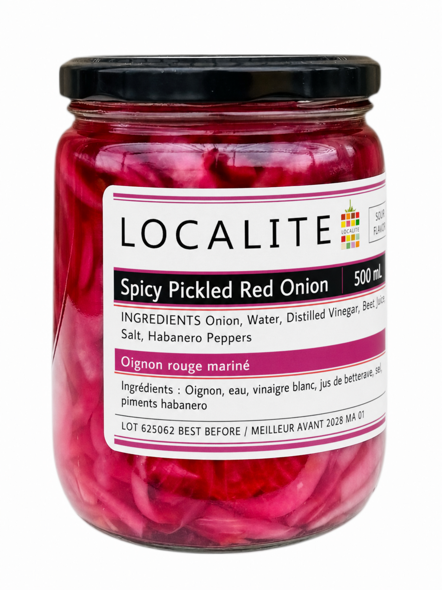 Spicy Pickled Red Onions 1 x 500ml