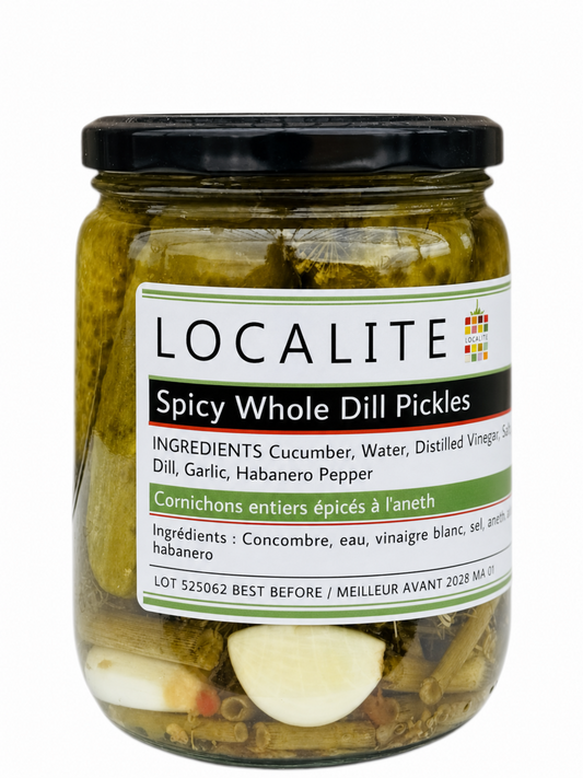 Spicy Whole Dill Pickles 1 x 500ml