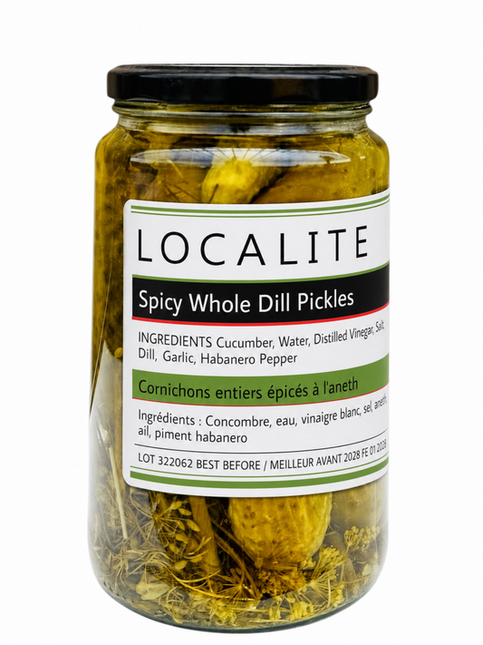 Spicy Whole Dill Pickles 1 x 750ml