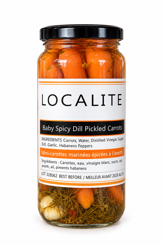Baby Spicy Dill Pickled Carrots 12 x 500ml