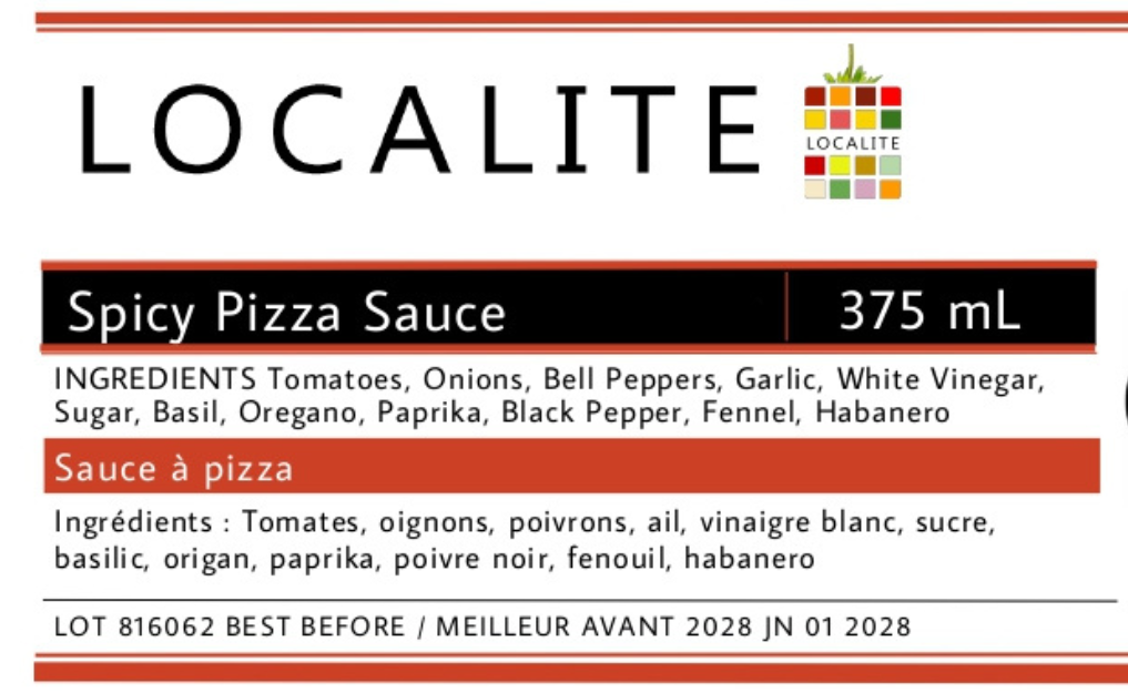 Spicy Pizza Sauce 1 x 375ml