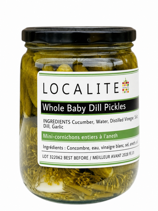Whole Baby Dill Pickles 1 x 500ml