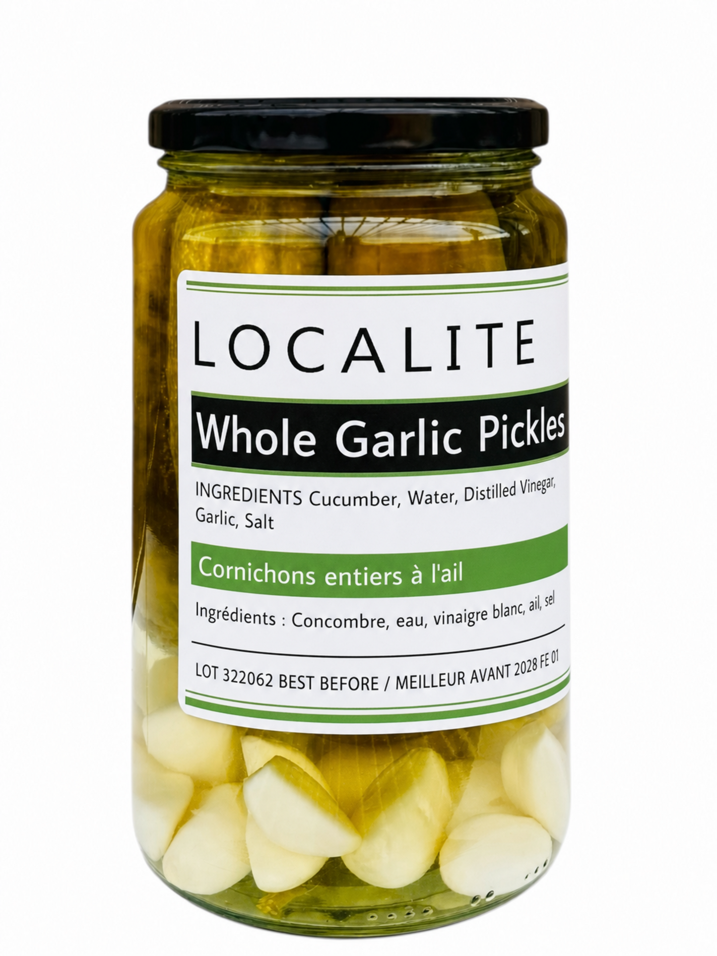Whole Garlic Pickles 1 x 750ml