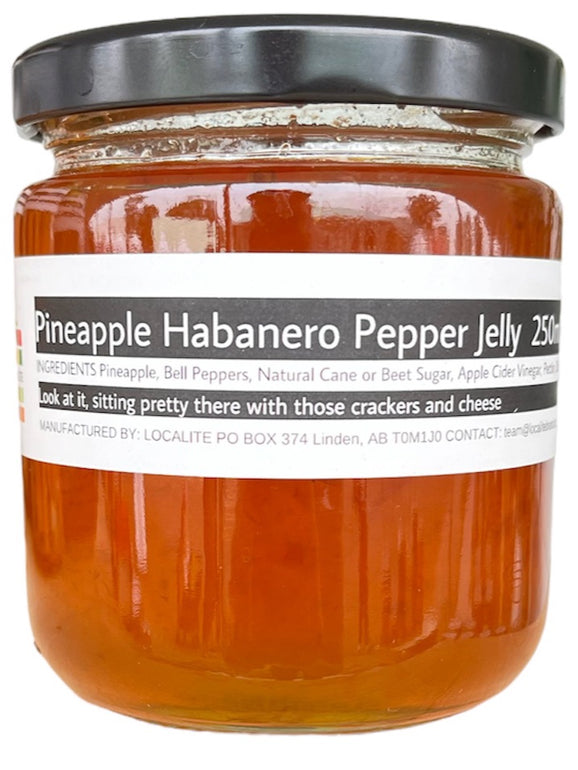 Pineapple Habanero Pepper Jelly (medium heat)