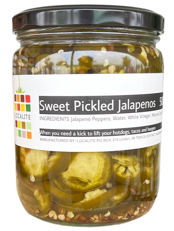 Sweet Pickled Jalapeños