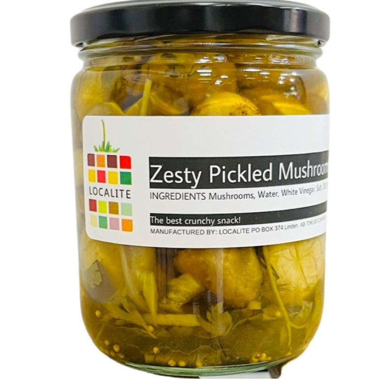 Zesty Pickled Mushrooms